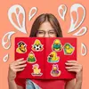 50 Pegatinas de Patito Amarillo de Dibujos Animados para Cuaderno Decorativo DIY, Maleta, Pegatinas Impermeables DIY Pueden Ser Originales