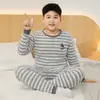 Conjunto de ropa interior térmica de talla grande con estampado de dibujos animados, corte holgado, para niños y niñas, 2026, para adolescentes y niños de talla grande