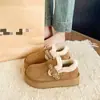Sandálias Birkenstock com Solado Grosso Forradas de Pelo Femininas 2026 Novo Estilo Inverno Aveludado Espesso Quente Cobertura Total Birkenstock Sapatos de Algodão com Pelo Feminino