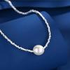Colar de Pérolas em Prata S925 Transfronteiriço Luxo Leve Moda Nicho Design Único Acessórios Corrente para Clavícula Feminino
