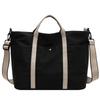 Bolsa de Mujer Venta al por Mayor Campus Deportes Lona Portátil Bolso Tote 2024 Nueva Moda Casual Gran Capacidad Bolso de Hombro