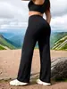 Calça de Yoga Transfronteiriça para Mulheres, Estilo Europeu e Americano, Cintura Alta, Levanta Bumbum, Emagrecedora, Elástica, Calça Fitness, Calça Esportiva Versátil, Calça Longa de Cintura Lisa