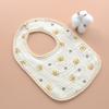 Toalha de Saliva para Bebê Gaze de Seis Camadas Babador em Forma de U Suprimentos Maternos e Infantis para Bebê Babador Infantil Algodão Puro Estilo de Pescoço Algodão Puro