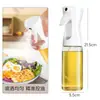 Garrafa Spray de Óleo de Vidro para Uso Doméstico, Garrafa Spray de Óleo para Air Fryer de Cozinha de Grau Alimentício, Garrafa Spray de Óleo Comestível com Bico de Alta Pressão
