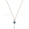 Collar Ojo Maligno de Cristal Swarovski, 1:1 Réplica, Venta al por mayor Directa de Fábrica
