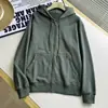 ¡Ve a la nación insular! Estilo clásico~ Sudadera con capucha unisex para pareja, holgada y cómoda, de rizo, para deporte lento, con cremallera