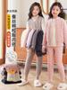 Pantalones cálidos de invierno nuevos para niños, unisex, de tres capas, acolchados de algodón, uniforme escolar, prenda interior, artículo esencial, para niños medianos y grandes, traje para niños
