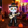 Modelo Inflable de Halloween, Adorno Inflable de Guitarra Calavera, Accesorios para Fiesta al Aire Libre, Modelo de Decoración Inflable para Patio