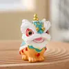 Figura de León en Nuevo Estilo Chino, Diseño de Tendencia Nacional, Mascota de Té Atrae Riqueza, Decoración para Coche y Escritorio, Linda Decoración para el Hogar, Regalo