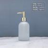 Comercio exterior botella de gel antibacterial botella de gel antibacterial de sentido avanzado vidrio 500ml botella vacía champú gel de ducha embotellado
