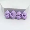 Resina dibujos animados corbata de moño moño DIY funda de teléfono tocado accesorios para el cabello material Mate Plano grande flor de zapato accesorios
