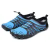 Sapatos de vadeio antiderrapantes para adolescentes, sapatos para rastreamento de riachos ao ar livre, novos sapatos de malha respirável de verão para homens, sapatos de praia leves com sola macia