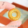 Wei Xue Mesmo Estilo Ouro Areia Acessórios Diy Filamento Moeda Fivela Segura Pingente Moeda Antiga Colar Corrente de Lã Leve Luxo Mulheres