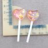 Amor Paleta Estrella de Cinco Puntas DIY Productos Hechos a Mano Dulce Resina Pegamento Crema Accesorios Material para Decoración de Carcasa de Teléfono Móvil