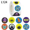 500 Calcomanías/Rol Feliz Halloween Juguetes para Niños Gracias Calcomanías Decorativas Etiquetas