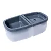 Dispensador de Agua 2 en 1 para Mascotas Transfronterizo para Alimentar y Beber, Tazón de Agua y Comida para Perros, Flujo de Agua Circulante Automático