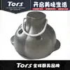 Tols Asador de Ajo de Hierro Fundido Asador de Ajo para Barbacoa Olla Naranja Castaña Olla de Hierro para Barbacoa Olla de Hierro Fundido Exterior