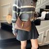 Bolso de Mujer de Diseño de Nicho con Bloques de Color de Gama Alta 2026 Nuevo Bolso Dumpling Versátil Bolso de Mano para el Trabajo Bolso Dumpling a la Moda