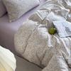 Conjunto de Quatro Peças de Capa de Edredom de Gaze Dupla Algodão Puro Classe A, Lençol de Cama Estilo Fresco 100% Algodão, Lençol com Elástico, Conjunto de Três Peças para Dormitório Estudantil
