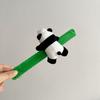 Horquilla de Felpa Panda Estilo Japonés ins Anillo para el Cabello Broche de Oso Panda Lindo Accesorios para el Cabello Broche de Muñeco Panda de Dibujos Animados para Mujer