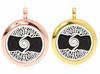 Colar Europeu e Americano Pingente de Aromaterapia Transfronteiriça Oco Aromaterapia Caixa 25mm Pingente de Ouro Rosa Aromaterapia Caixa Pingente de Jóias