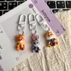 Llavero de Animal Lindo Dibujo Animado Mejor Amigo Estudiante Colgante para Mochila Accesorios de Bolso Adorno Regalo