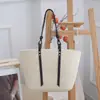[Coleção] Bolsa de Ombro de Fio de Algodão e Corda de Algodão para Passeio de Primavera da Mamãe, Bolsa Trançada Feita à Mão, Bolsa de Imitação de Rattan, Bolsa Tote para o Dia a Dia