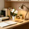 Mini Planta Artificial de Orquídea Phalaenopsis em Vaso de 2 Peças Transfronteiriça para Mesa de Escritório Mini Jardinagem Flor Artificial Decoração de Bonsai