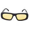 Gafas de Sol Cuadradas Simples Versátiles Marco Negro Moda Hip-Hop Tendencia Estrellas Mismo Estilo para Hombres 2232