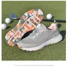 Zapatos de golf para mujer de tamaño pequeño para comercio exterior transfronterizo, malla transpirable con hebilla giratoria, zapatos deportivos casuales