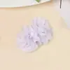 Pinzas para el pelo de flor de gasa para niños transfronterizas, Lindas pinzas de tela multicolor tridimensionales para flequillo de bebé, Pasadores para el pelo de niña para vacaciones