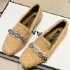Mocasines de Gamuza Peluda para Mujer, Calzado para Exteriores de Otoño e Invierno, Zapatos Peludos Estilo Coreano, Nuevo Modelo 2026, Mocasines de Algodón sin Cordones con Forro de Felpa