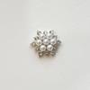 Novo Padrão Floral Estilo Coreano Fivela de Strass Fivela de Strass Pérola de Liga Acessórios de Cabelo DIY Peças Acessórios para Tamanco