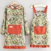 Delantal de Cocina para el Hogar Fresco y Sencillo Ropa Transpirable Resistente a las Manchas Nueva Ropa Exterior Bata Ropa Protectora Overol de Lona para Adultos
