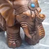 Banqueta de Elefante para Sala de Estar em Casa, Ornamento de Elefante que Atrai Fortuna, Banqueta para Trocar Sapatos, Pode Ser Usada como Item de Boa Sorte na Entrada, Banqueta que Atrai Fortuna