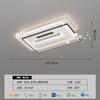 [Selección Estricta] LED Espectro Completo Protección Ocular Ventilador Lámpara de Araña Sin Aspas Habitación Decoración Hogar Iluminación Zhongshan Moderno Simple