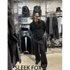 Tendência Outono 2026 Calça de Terno Simples com Caimento Estilo Coreano High Street Cor Sólida Não Amassa Toque de Luxo Micro-Flare Calça Longa