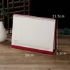 Calendario de Escritorio DIY Cultural y Creativo Hecho a Mano 2026 Papel Xuan en Blanco Pintura China Caligrafía Año del Caballo Adorno de Escritorio para Niños