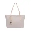 Bolsa de Mano Tote de Lujo Ligero Estilo Mori al por Mayor para Mujer 2025 Otoño Nuevo Bolso de Hombro de Gran Capacidad Bloqueo de Color de Moda Bolso de Axila