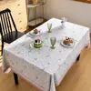 Toalha de Mesa de PVC Dopamine Impermeável e à Prova de Óleo, Não Lavável, Novo Modelo 2026, Design de Desenho Animado de Alta Qualidade, Retangular Resistente ao Calor
