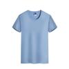 Camiseta de manga corta, camisa publicitaria de algodón, ropa informal de clase para hombres y mujeres, impresión de empresa de impresión, grupo de construcción de camisetas en blanco al por mayor