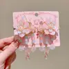 Accesorios para el Cabello Hanfu para Niñas, Pasador de Borla de Princesa para Disfraz Antiguo Infantil, Pinza para el Cabello Estilo Chino para Niña Pequeña, Pasador