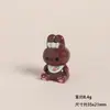 Figuritas de Conejo con Lazo de Dibujos Animados de Resina, Accesorios para Manualidades, Decoración de Escritorio para Paisajes en Miniatura, Adornos Pequeños