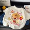 [Muñeco Tridimensional] Camiseta de Manga Corta para Bebé para Verano para Niño Algodón Fresca y Guapa Camiseta de Verano para Niño Moderna