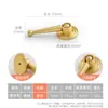 Novo Pingente Estilo Chinês Retrô Maçaneta de Gaveta de Latão Sólido, Puxador de Anel Dourado Antigo de Furo Único para Armário e Porta de Guarda-Roupa