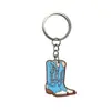 Chaveiro de Cowboy Ocidental PVC Borracha Macia Rosto Pequeno Porta-Chaves Bolsa Roupa Fone de Ouvido Pingente diy Pequeno Presente