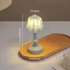Lámpara de Mesa Pequeña Creativa Retro Luz de Noche de Mesita de Noche de Dormitorio Lámpara de Mesa Pequeña de Escritorio Luz Ambiental Decorativa Regalo de Cumpleaños
