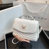 Bolsas de Alta Qualidade para Mulheres 2025 Nova Moda Popular Cor Pura Bolsa Versátil de Mão Bolsa Transversal de Ombro Único Bolsa Quadrada Pequena