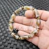 Pulsera de ágata de Xizang con cuentas una, dos, tres, cuatro, cinco, seis, nueve ojos colmillo de tigre Ruyi joyería pulsera de jade luantong