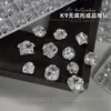 Bolas de Pedrería para Uñas K9 Iridiscente Huevo de Paloma Brillante, Blanco Translúcido, Lujo Ligero, Sin Base, Pedrería Cuadrada Gruesa, Decoraciones de Bolas de Pedrería para Uñas